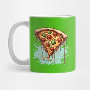 Cheesy Pizza Party: Fun Design! Mug